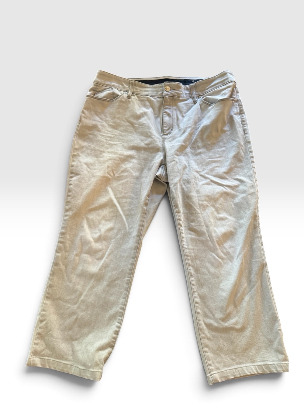 Chico's Cropped Ankle Jeans - Light blue